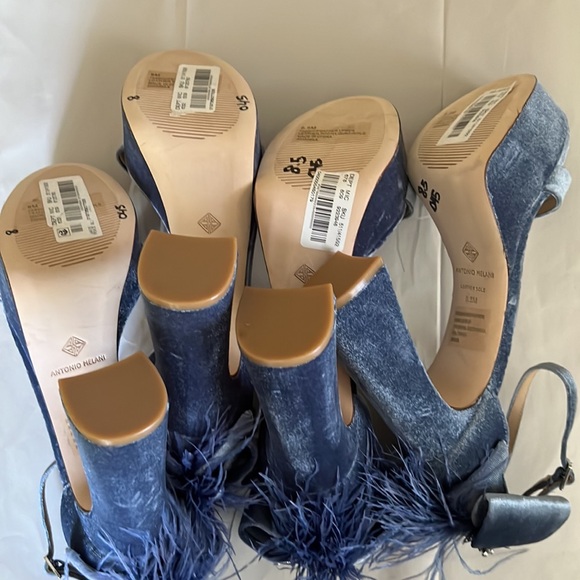 Antonio Melani Janie Velvet Platform Dress Sandals - Picture 12 of 12